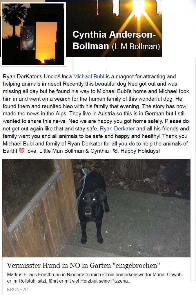 A good report about "magnet for attracting and helping animals in need" Locksmith Michael Bübl from the US - Reporter Cynthia Bollman from Seattle
